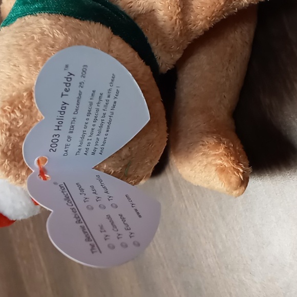 Lot of 2 Holiday Ty Beanie Babies - Picture 4 of 9